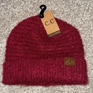 Burgundy beanie - never been worn NWT
